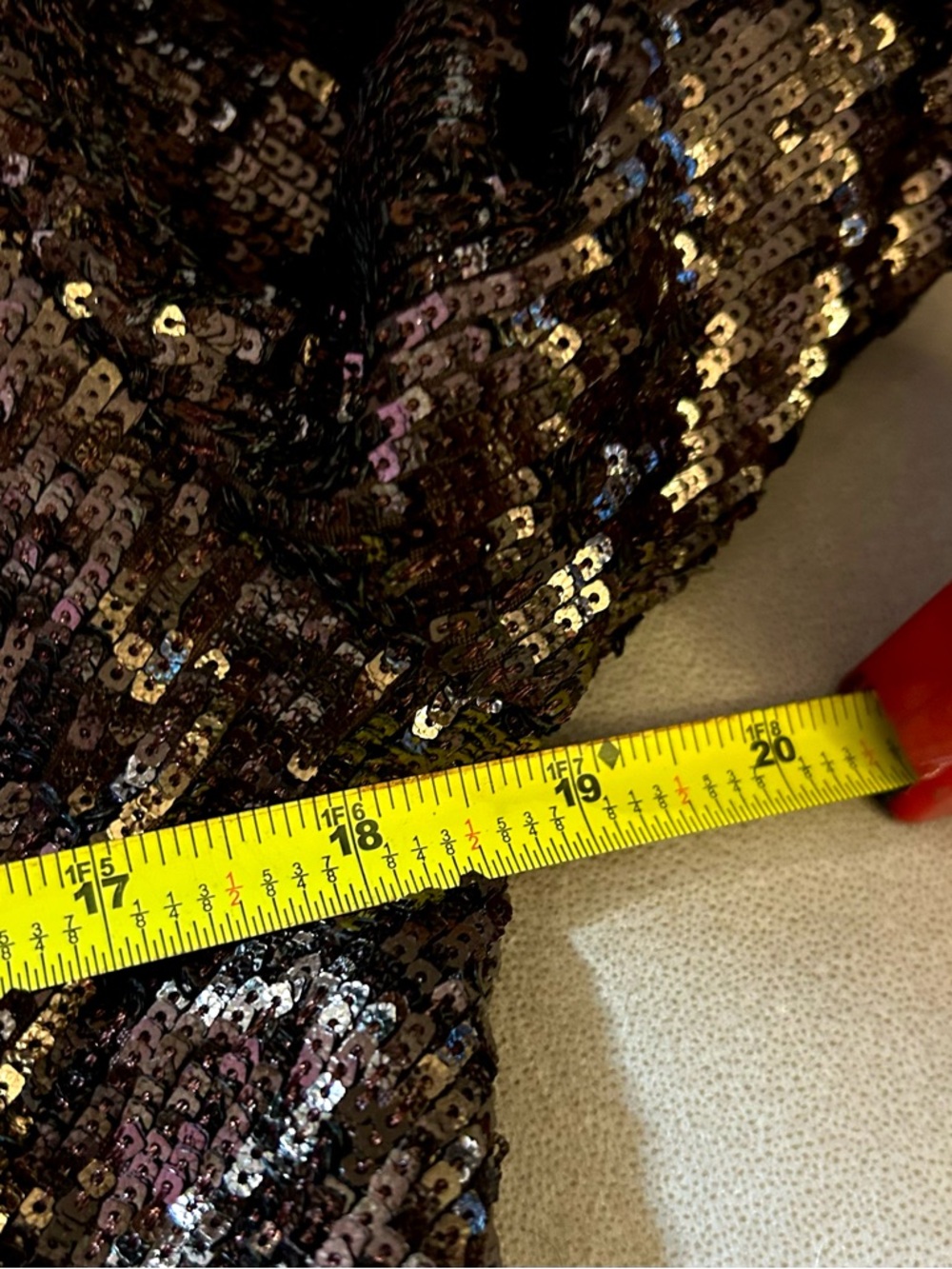 Jonathan Simkhai - Brown Monty Wrap Sequined Mini Dress - Picture 15 of 16
